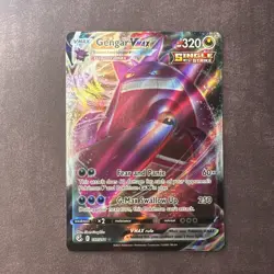 Gengar Vmax 157/264 Fusion Strike Full Art Ultra Rare Pokemon Card - Image 1