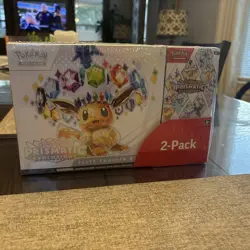 Costco Pokemon Prismatic Evolutions 2-Pack Trainer Box and Booster Bundle Sealed - Image 1