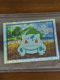 2000 Merlin Pokemon Sticker Bulbasaur Prizm - Image 1