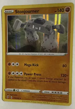 Pokemon TCG - Stonjourner Holo 111/192 - Rebel Clash - Near Mint/ Mint - Image 3