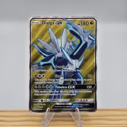 Pokemon TCG Dialga GX 146/156 Sun & Moon Ultra Prism Ultra Rare Full Art NM/M - Image 1