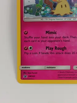 Pokemon Mimikyu SM163 Black Star Promo-NM - Image 5
