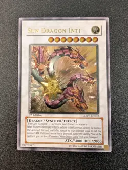 Sun Dragon Inti ABPF-EN042 Ultimate Rare 1st Edition Yugioh VLP/NM - Image 1