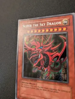 Slifer the Sky Dragon YMA-EN001 Parallel Secret Rare Limited Edition Yugioh MP - Image 4