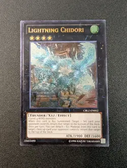 Lightning Chidori CBLZ-EN052 Ultimate Rare Unlimited Edition Yugioh VLP - Image 1