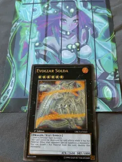 Yugioh 1x Evolzar Solda Ultimate 1st Ed ORCS-EN045 Order of Chaos LP-NM - Image 1