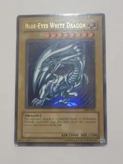 Yugioh Blue-Eyes White Dragon X3 Ultra Rare Unlimited Edition SDK-001 - Image 2
