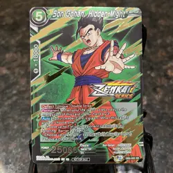Son Gohan Hidden Might Zenkai Stamped Foil Dragon Ball Super Card Game | NM - Image 1