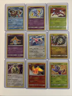 Pokemon Shining Legends Shining Set (9 card set) - Image 1