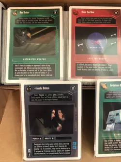 🔥Star Wars Premiere Unlimited White Border CCG ~ 2,000 Card Lot- Falcon🔥 - Image 2