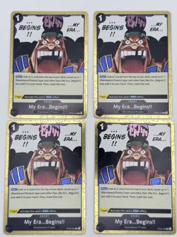 OP09-096 My Era...Begins!! R Playset X4 One Piece Card Game EMPERORS IN THE NEW - Image 1