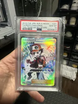 PSA10 Red’s Challenge 201/173 Tag Team GX All Stars 2019 Pokemon Card TCG Japan - Image 1