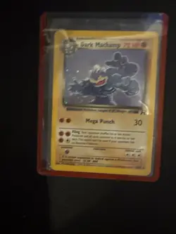 Pokemon Dark Machamp Holo Rare TCG Vintage Card 10/82 Near Mint Condition - Image 3
