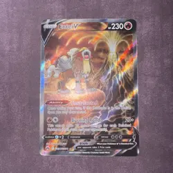 Pokemon Entei v Crown Zenith Ultra Rare Card GG36/GG70 NM Condition - Image 1