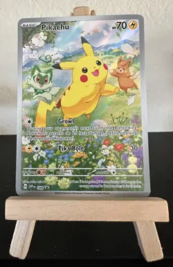 Pikachu 088 Sv: Scarlet & Violet Black Star Promo Card Holo NM - Image 1