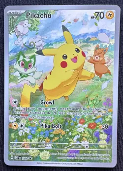 Pikachu 088 Sv: Scarlet & Violet Black Star Promo Card Holo NM - Image 3