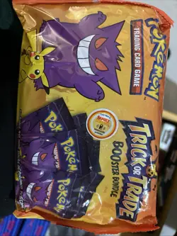 Nintendo Pokemon TCG BOOster Trick Or Trade Trading Card Game - 120 Cards 820650850783 - Image 1
