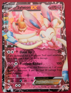 Sylveon EX RC21/RC32 Radiant Collection Holo Pokemon Card Near Mint Condition - Image 1