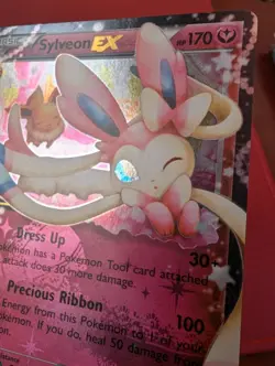 Sylveon EX RC21/RC32 Radiant Collection Holo Pokemon Card Near Mint Condition - Image 3