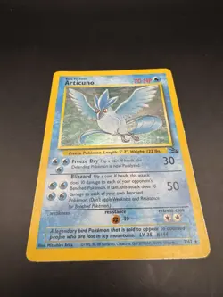 Pokemon TCG - Articuno Rare Holo Card 2/62 1999 -Fossil - Image 1