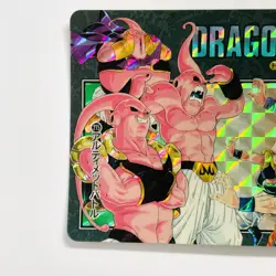 Dragon Ball Carddass Visual Adventure Card 1995 No. 215 Buu Goku Gohan Prism - Image 2