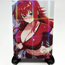 High School DxD Rias Gremory Sexy Anime Waifu Girl Lewd Goddess Story Art Card - Image 2