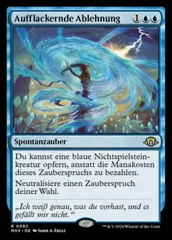 MTG I Aufflackernde Ablehnung I Modern Horizons 3 I MH3 0062 I Rare I NM I DE - Image 1