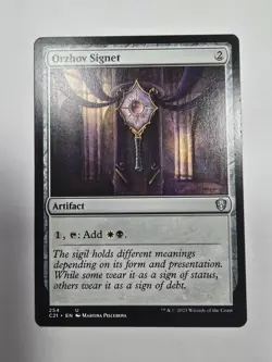 Orzhov Signet Commander 2021 Regular Magic The Gathering Mtg - Image 1
