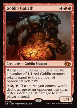 1x - Goblin Goliath - #557 - Jumpstart Foundations - NM MTG - Image 1