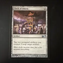MTG Clock Of Omens (M13) Core Set 2013 Regular Uncommon 202/249 - Image 1