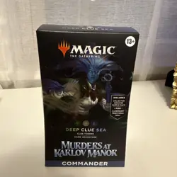 MtG: Murders at Karlov Manor - Commander Deck - Deep Clue Sea - NEW/SEALED - Image 1