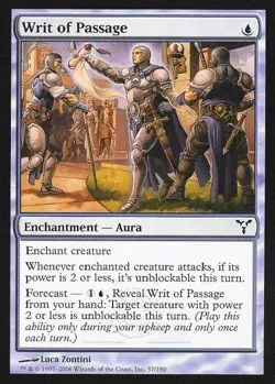 Writ of Passage -Foil Light Play MTG Dissension - Image 1