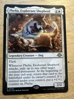 MTG Modern Horizons 3 Rare Card #40 Phelia, Exuberant Shepherd - Image 1
