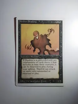 Mtg Nether Shadow Revised Edition Magic The Gathering LP - Image 1