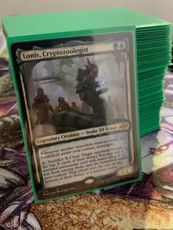 Lonis, Cryptozoologist *CUSTOM* Commander Deck MTG Magic the Gathering EDH Simic - Image 1