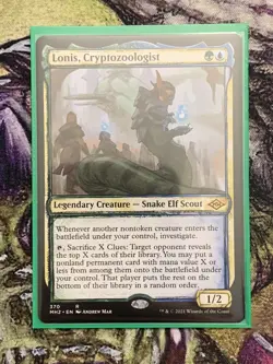 Lonis, Cryptozoologist *CUSTOM* Commander Deck MTG Magic the Gathering EDH Simic - Image 2