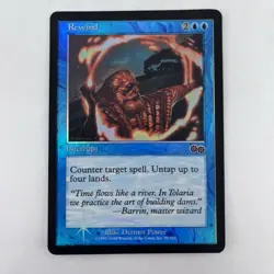 MTG Rewind Urza's Saga Foil Magic The Gathering TCG Card NM Shipping Included - Image 2