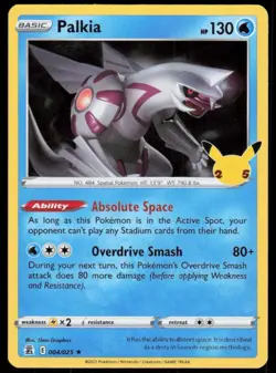 Palkia 004/025 Holo Rare - 2021 Pokemon Celebrations 25th Anniversary LP - Image 1
