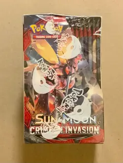 Pokemon (1) Sun And Moon: Crimson Invasion Sealed Booster Box - Image 5