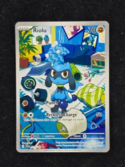 Riolu 215/198 Pokemon Scarlet Violet Base (SVI) NM+!🔥🔥 - Image 1