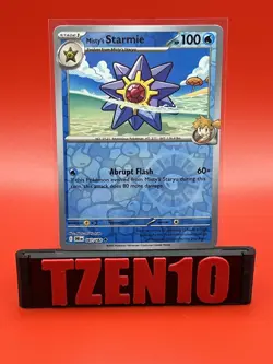 Misty's Starmie Reverse Holo SV10: Destined Rivals #047/182 Pokemon TCG NM - Image 1