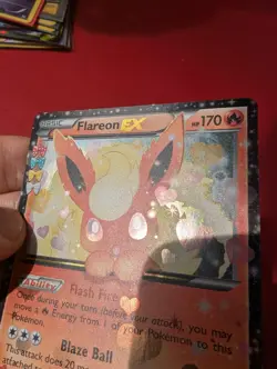 Flareon EX RC6/RC32 Radiant Collection Holo Pokemon Card Near Mint Condition - Image 4