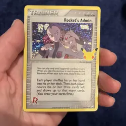 Rocket's Admin 86/109 Celebrations Classic Collection Holo Pokemon Card NM - Image 3
