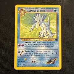 Sabrina's Golduck 30/132 Gym Challenge Rare Pokemon S95 - Image 1