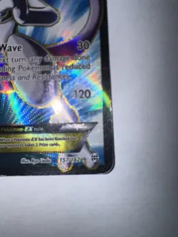 Pokemon Breakthrough Mewtwo EX (157 Full Art) 157/162 Holo Heavily Played - Image 4