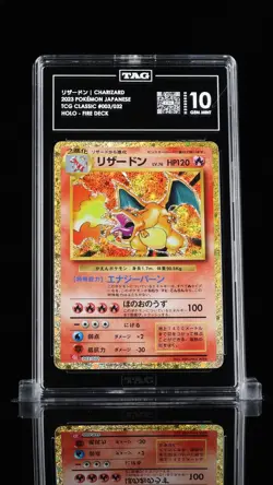 2023 Pokemon Japanese Classic Collection Charizard Holo 003 TAG 10 Gem Mint - Image 1