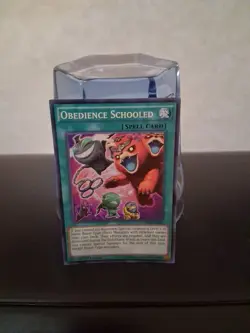 OBEDIENCE SCHOOLED MP14-EN242 SUPER RARE 1st EDITION LIGHTLY PLAYED YUGIOH - Image 1