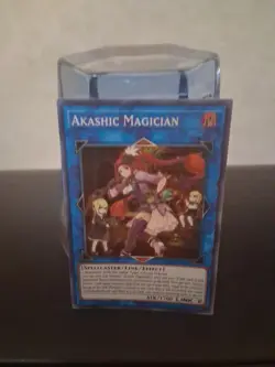 AKASHIC MAGICIAN SHVA-EN052 SUPER RARE 1ST EDITION LIGHTLY PLAYED YUGIOH - Image 1