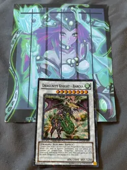 Yugioh 1x Dragunity Knight - Barcha DT04-EN091 Duel Terminal 4 Super Limited NM - Image 1