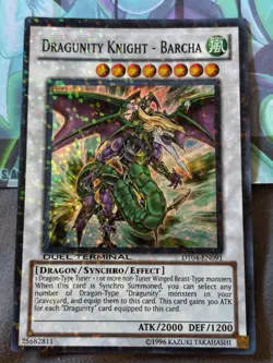 Yugioh 1x Dragunity Knight - Barcha DT04-EN091 Duel Terminal 4 Super Limited NM - Image 2